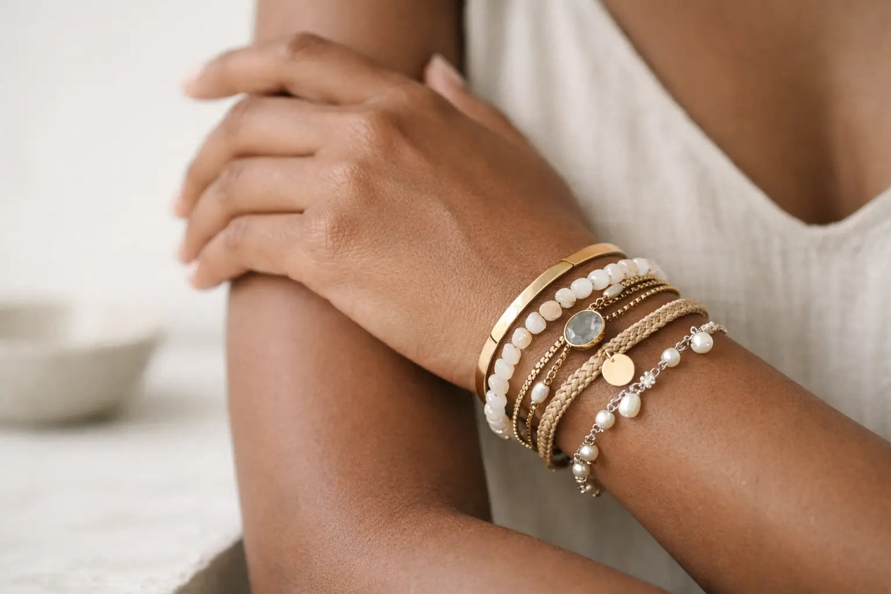 How to Stack Bracelets With Balance