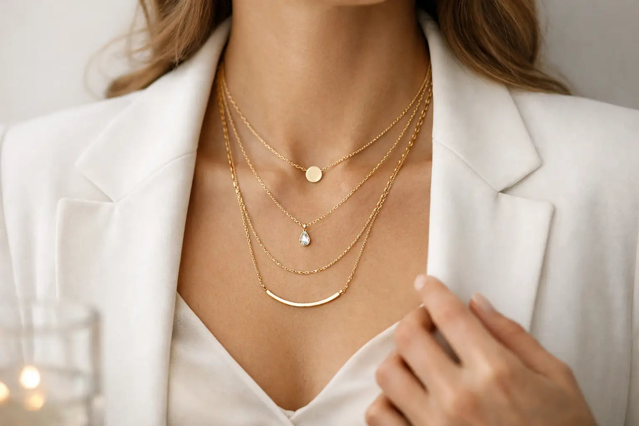 How to Layer Everyday Necklaces Well