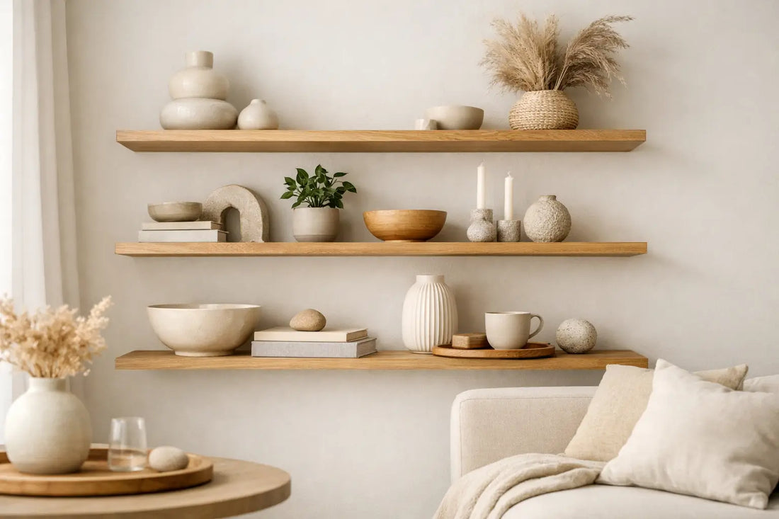 How to Arrange Open Shelving With Intention