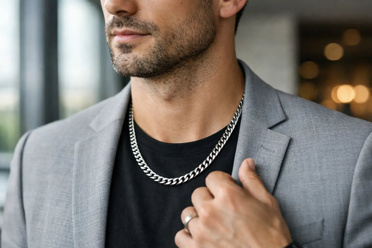 Men's Chain Necklace Style That Always Works