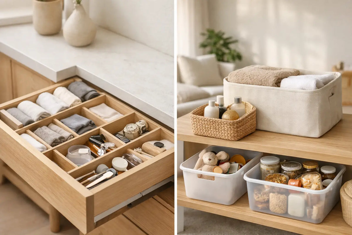 Drawer Dividers vs Storage Bins for Every Room