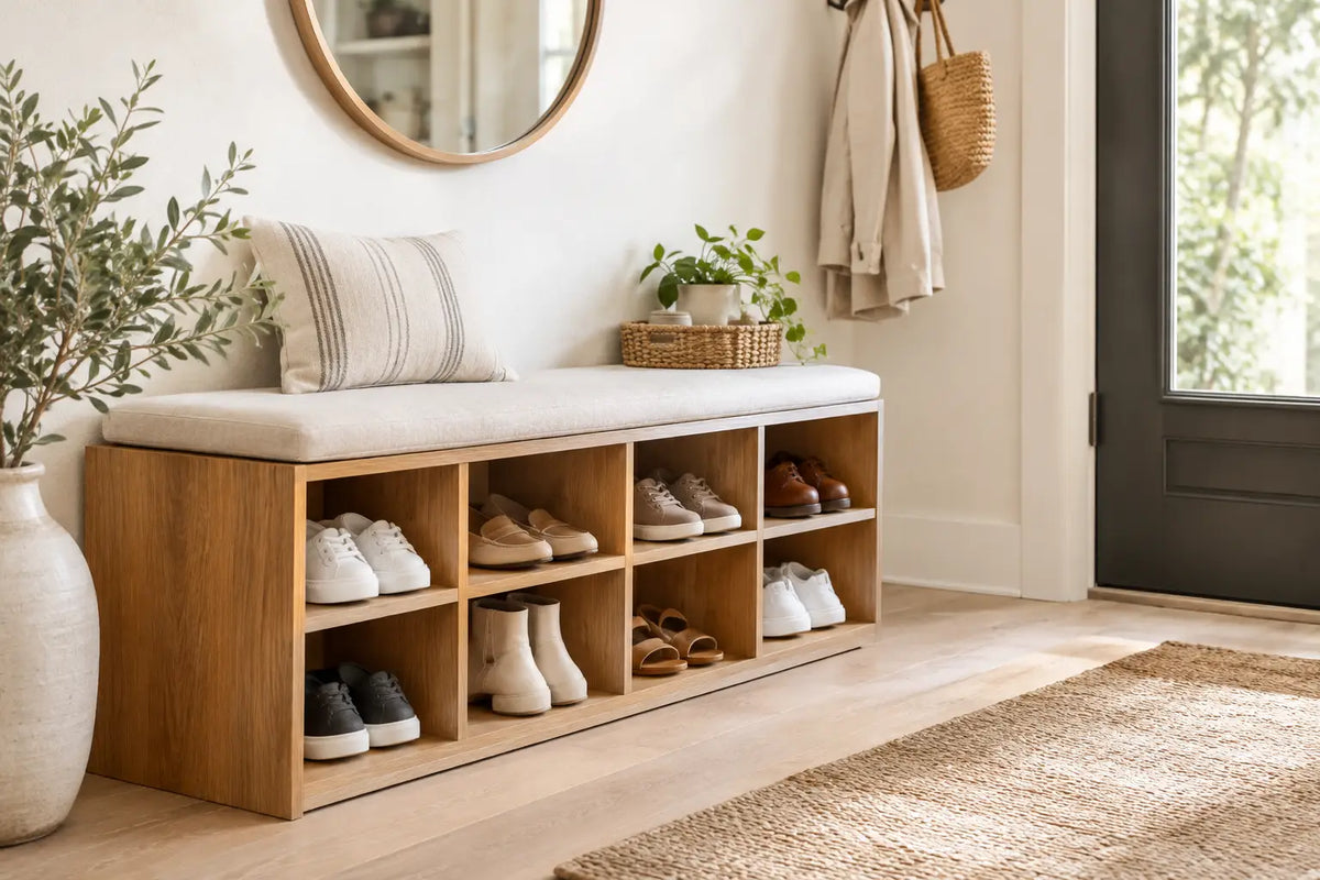 How to Organize Entryway Shoes With Style