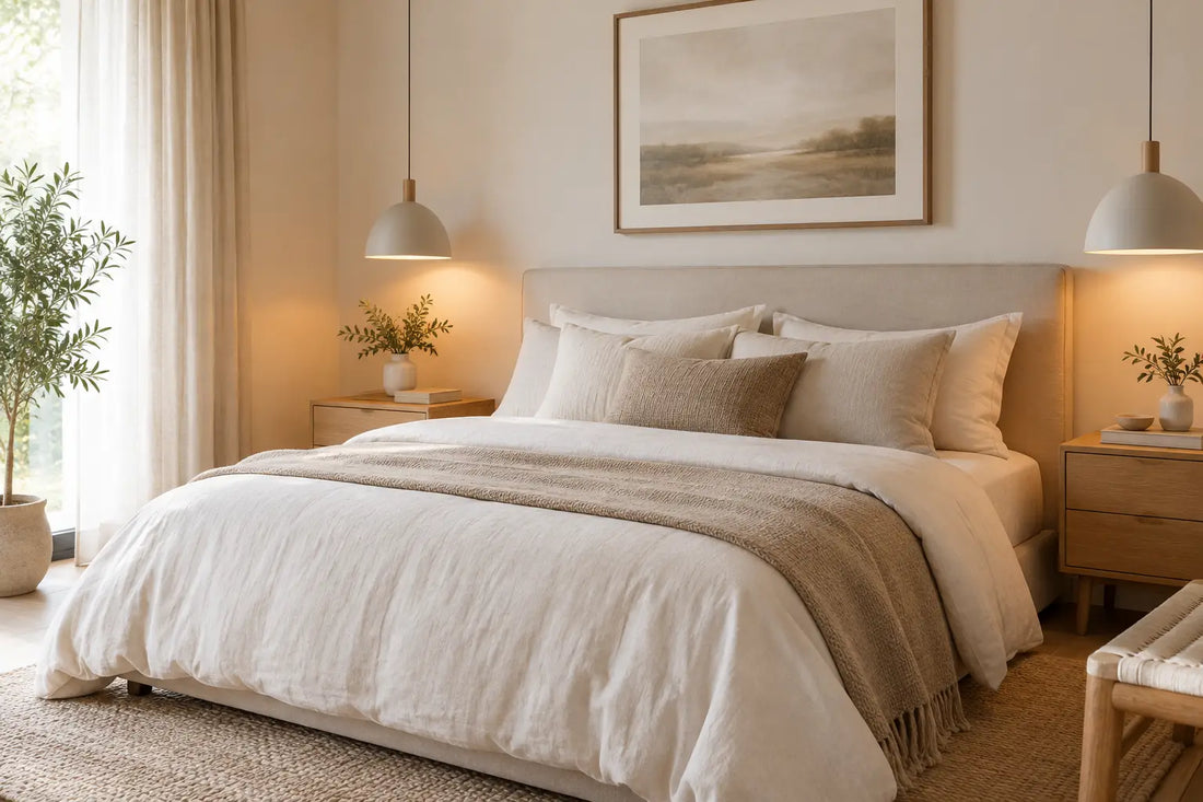 A Bedroom Lighting Makeover That Feels Calm