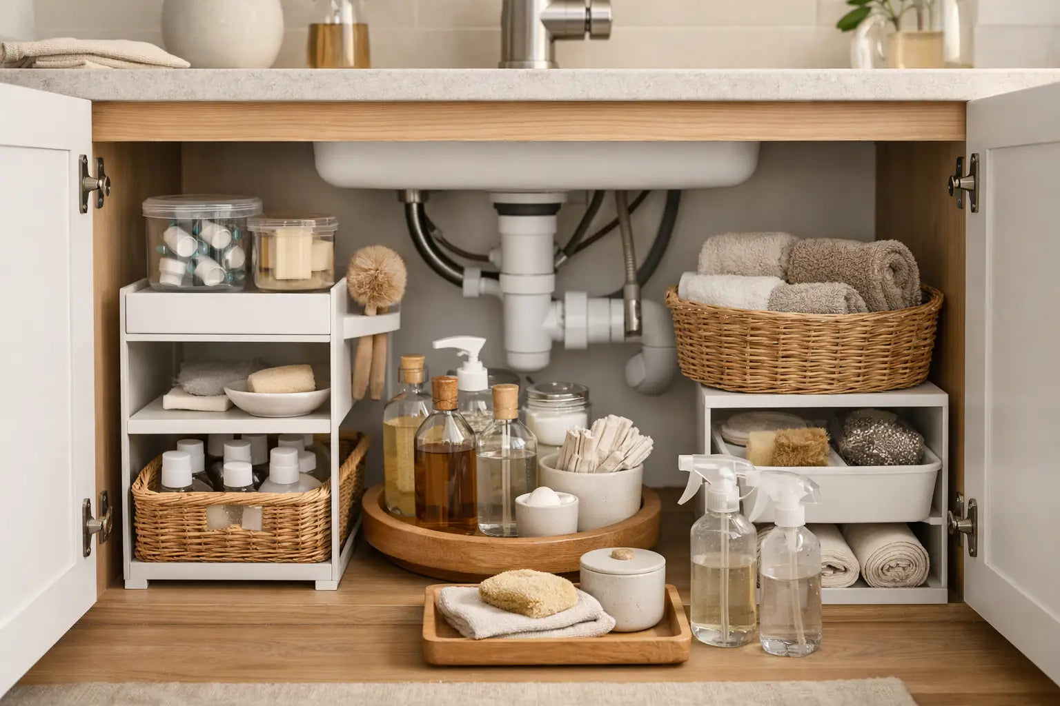Under Sink Organization That Feels Effortless