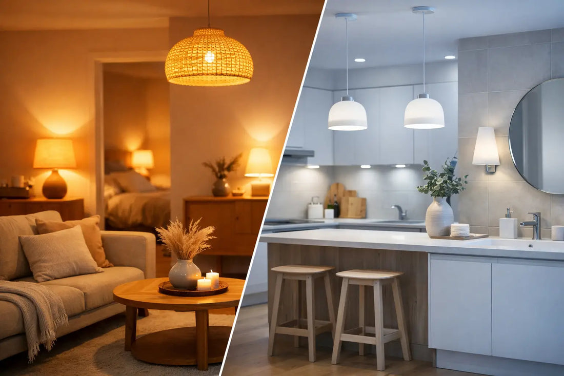 Warm Versus Cool Lighting for Every Room