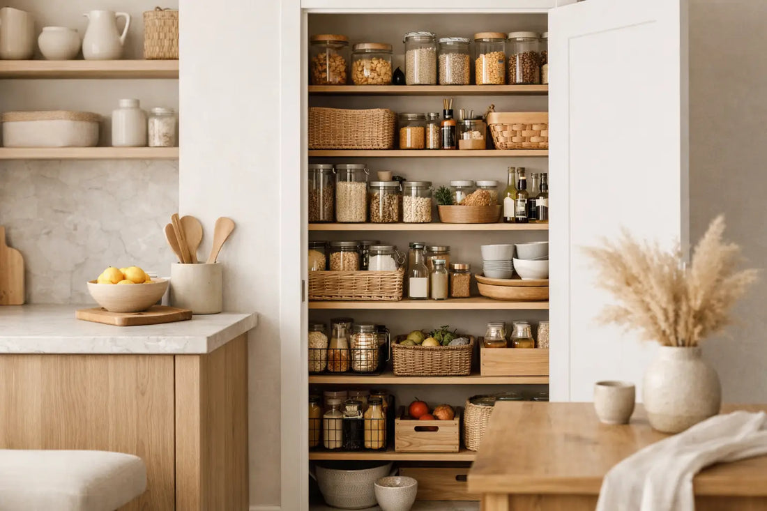 12 Pantry Storage Examples for a Calmer Kitchen