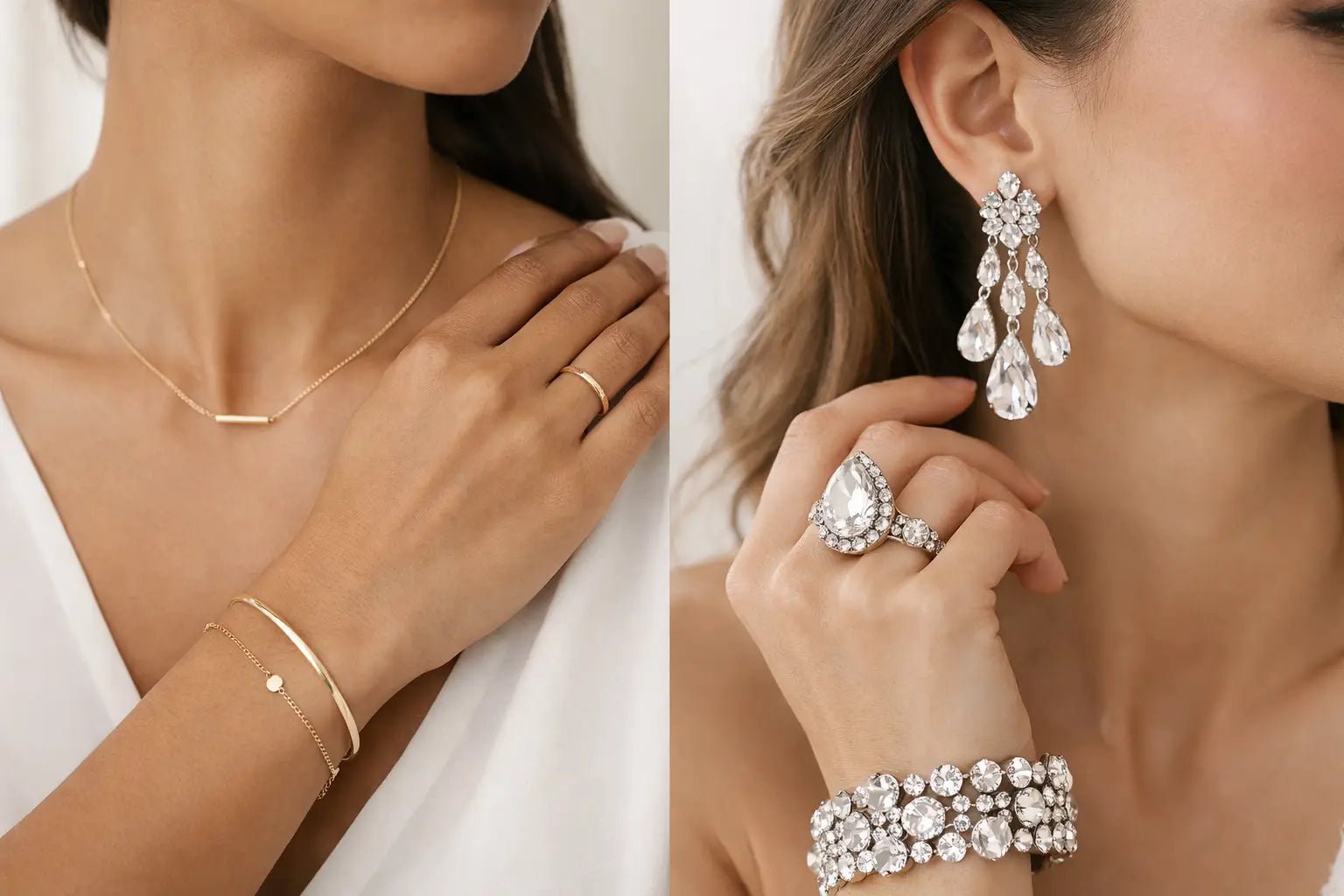 Minimalist Jewelry vs Statement Jewelry