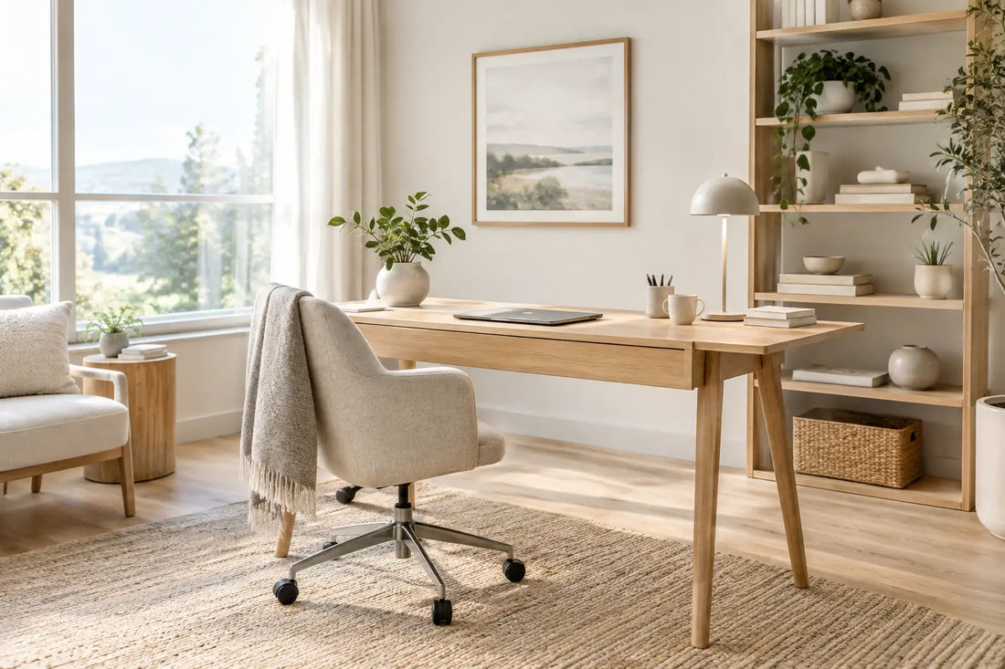 10 Home Office Design Examples for Calm Focus