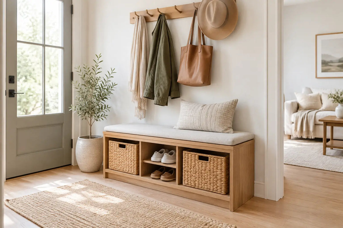 How to Organize Entryway Clutter With Ease