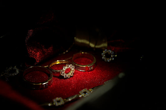 a close-up of a ring