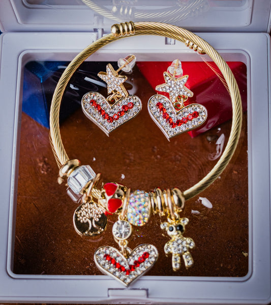 a box with a bunch of jewelry inside of it