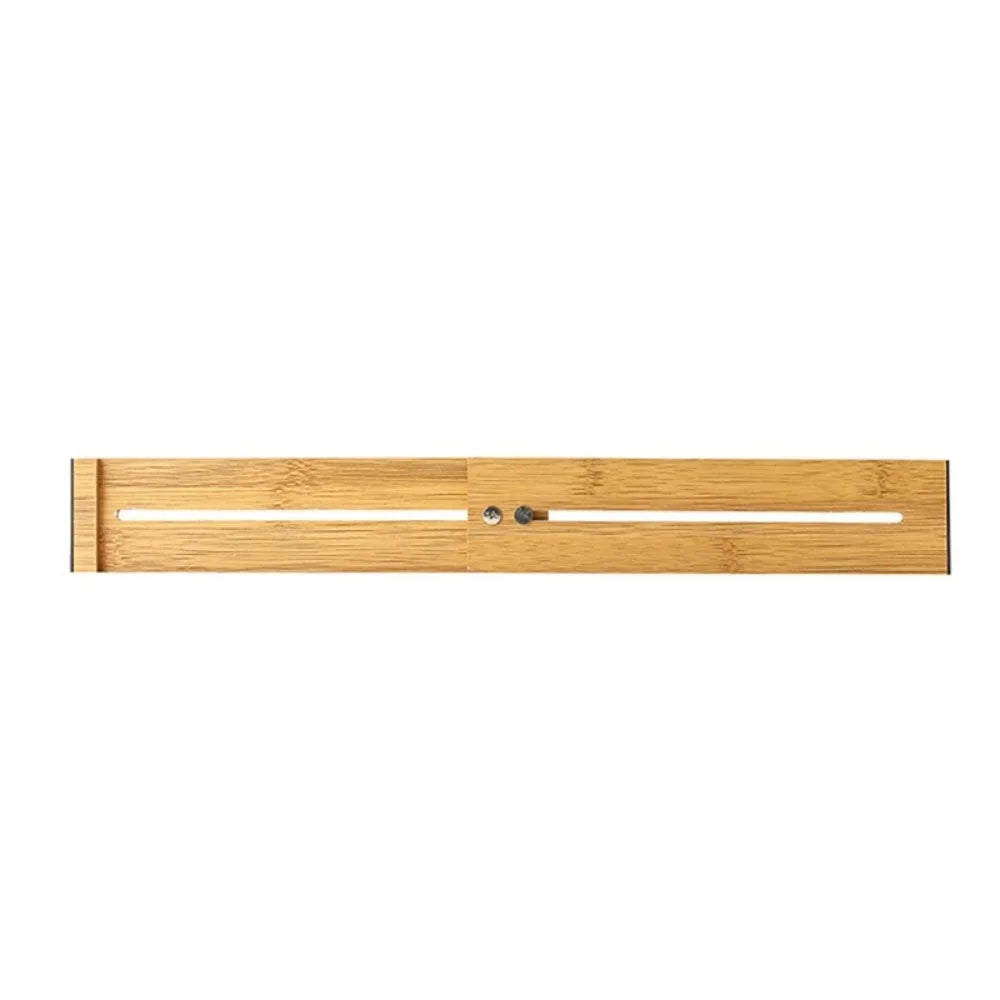 Bamboo Retractable Drawer Dividers Creative Secure Fit Adjustable Partition Board DIY Eco-Friendly Expandable Drawer Separators