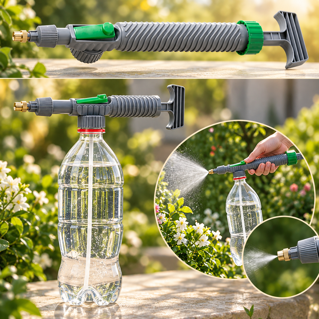 AquaPress Adjustable Garden Sprayer
