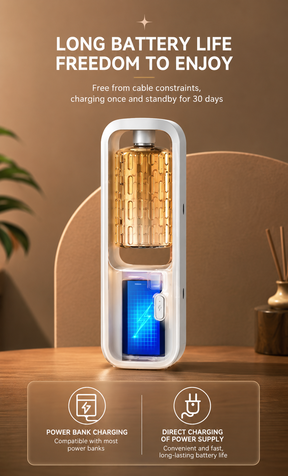 AromaGlow™ Smart Aroma Diffuser & Humidifier