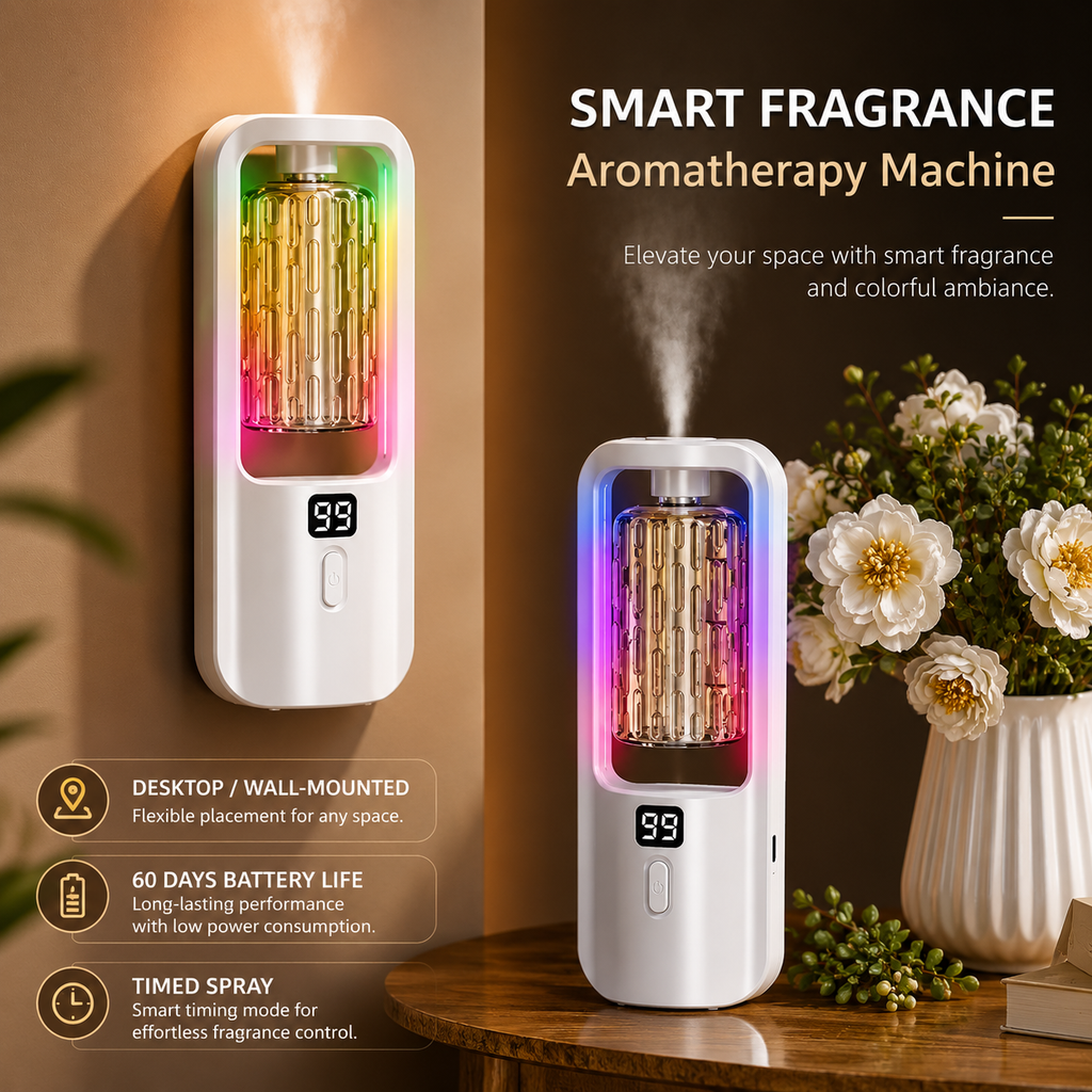 AromaGlow™ Smart Aroma Diffuser & Humidifier