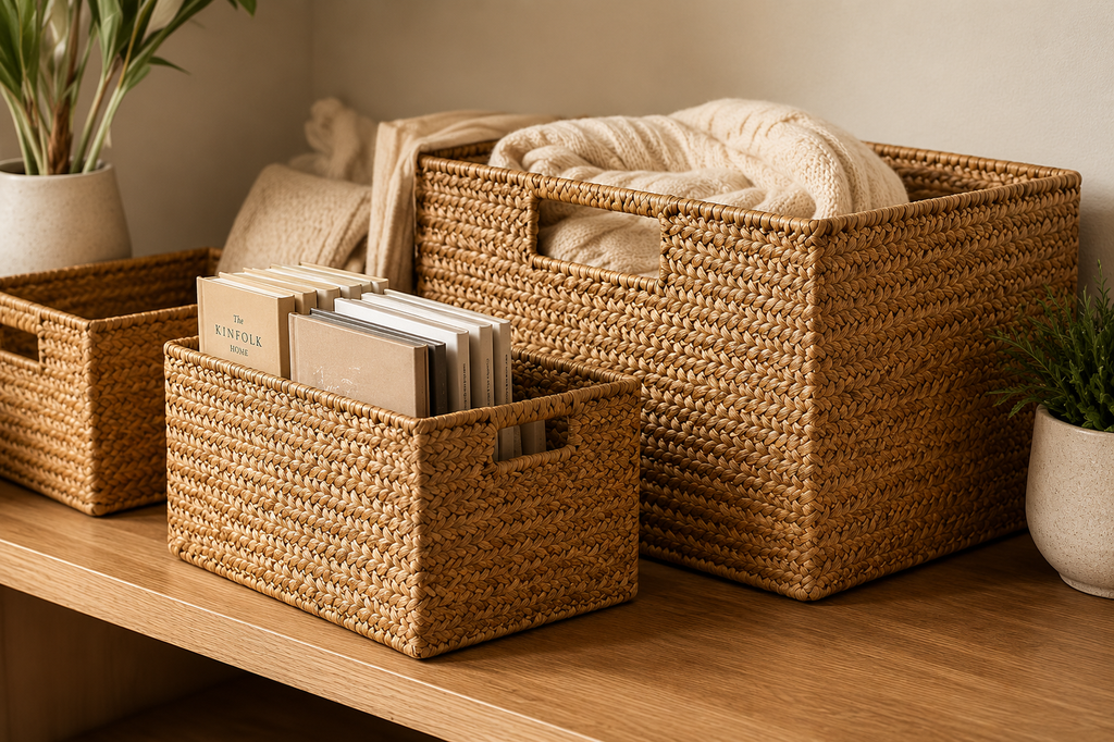 Nordic Woven Seagrass Basket