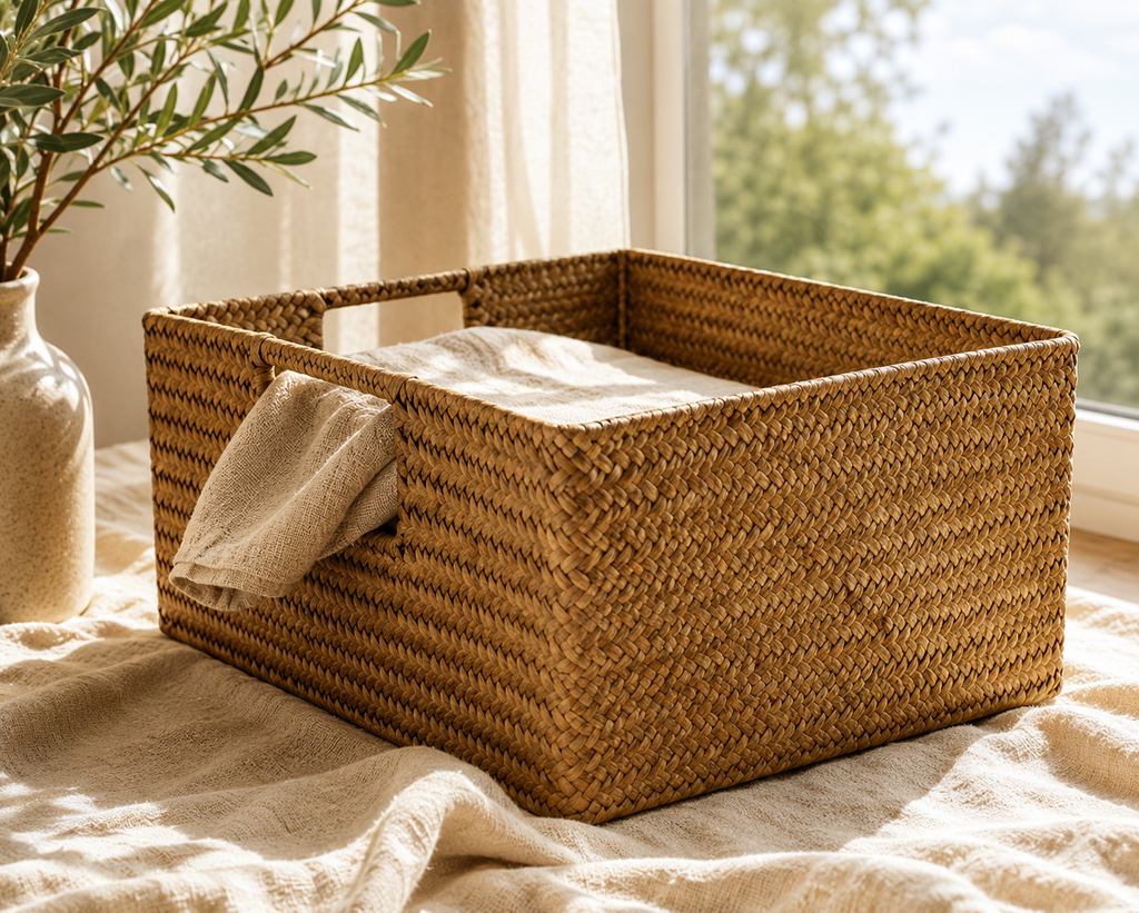 Nordic Woven Seagrass Basket