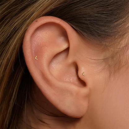 Elevate Your Style with Luxe Line Mini Zircon Stud Earrings