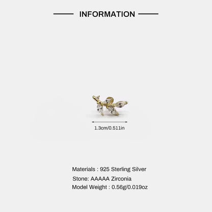 Elevate Your Style with Luxe Line Mini Zircon Stud Earrings