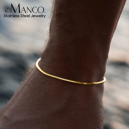 Emanco Gold Snake Chain Bracelet 