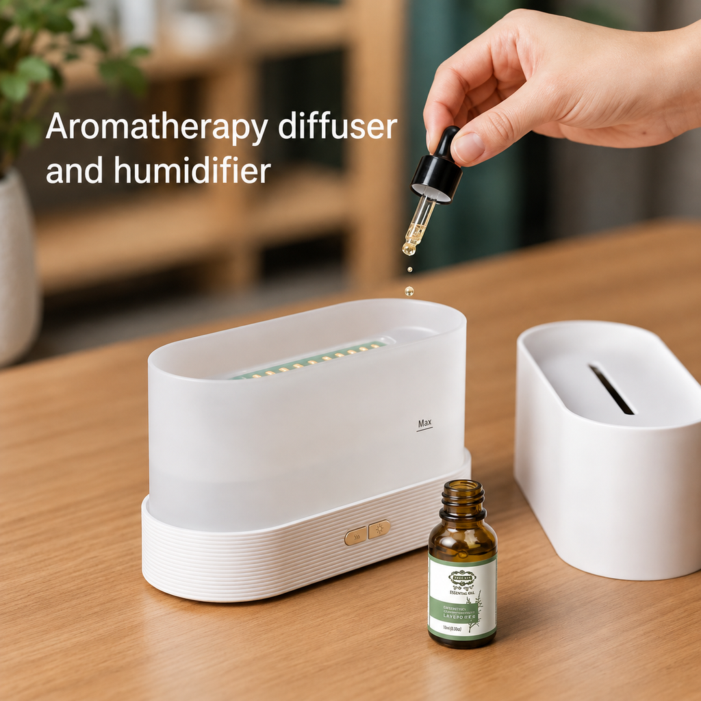 FlameAura™ Ultrasonic Aroma Diffuser