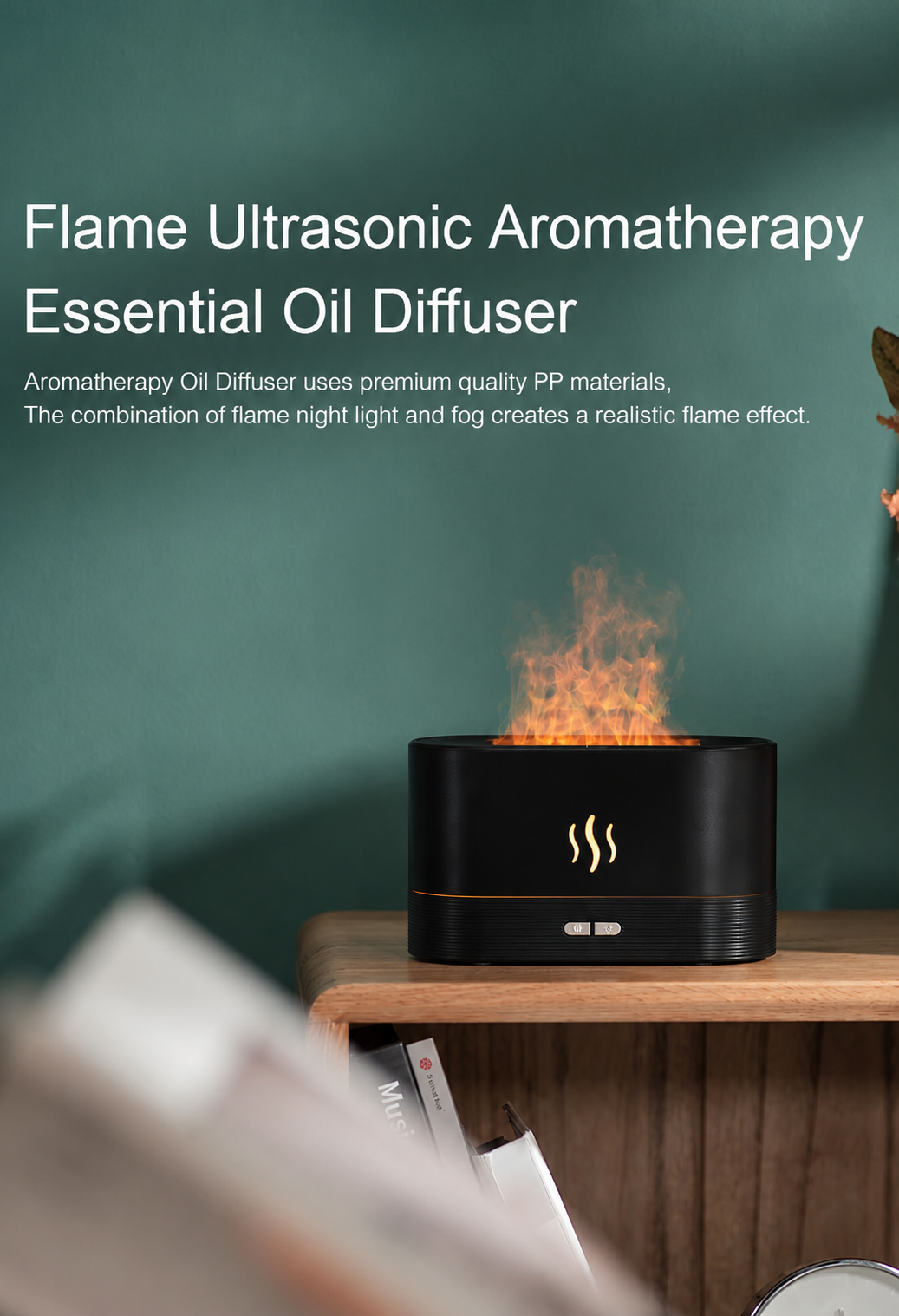 FlameAura™ Ultrasonic Aroma Diffuser