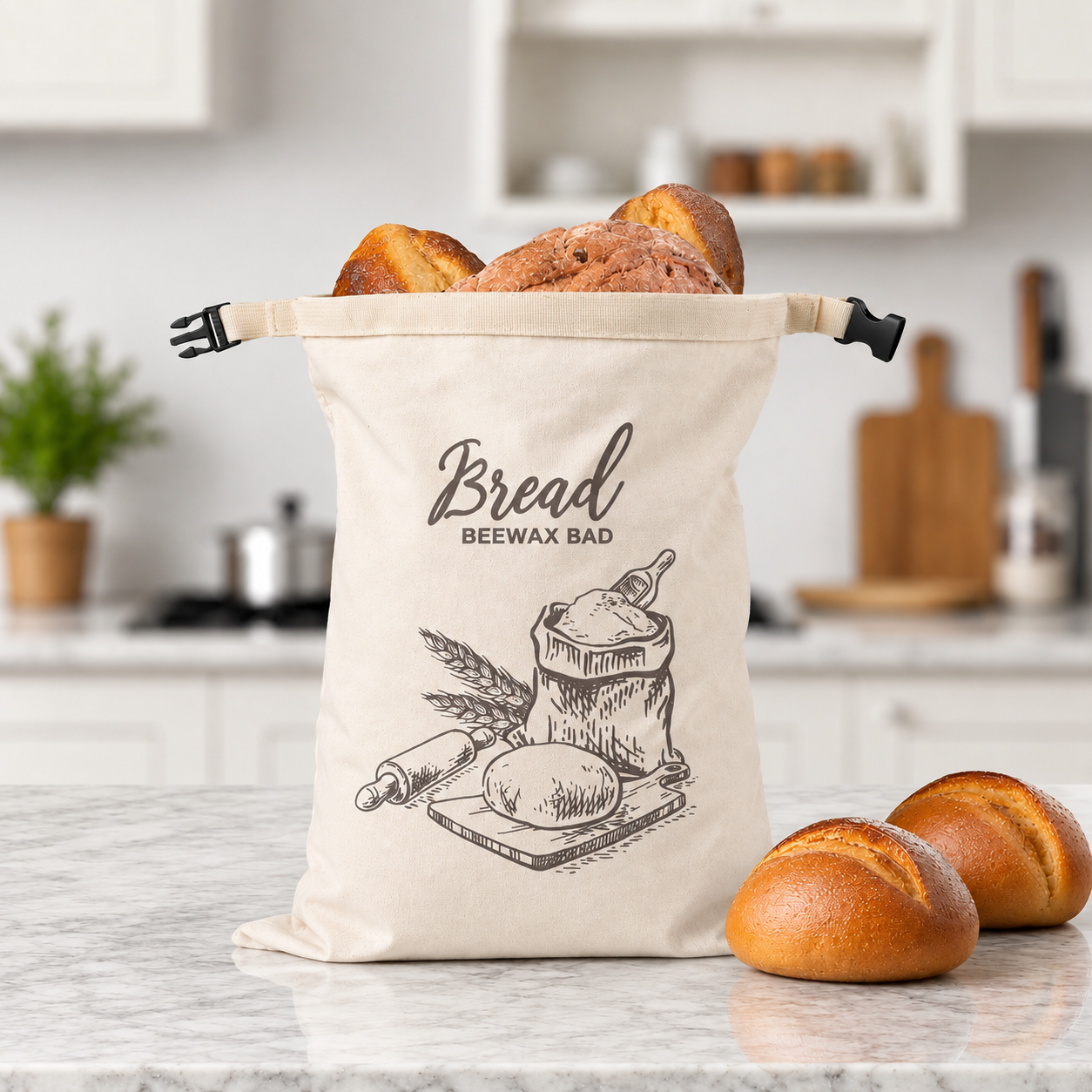 FreshFold™ Reusable Bread Storage Bag