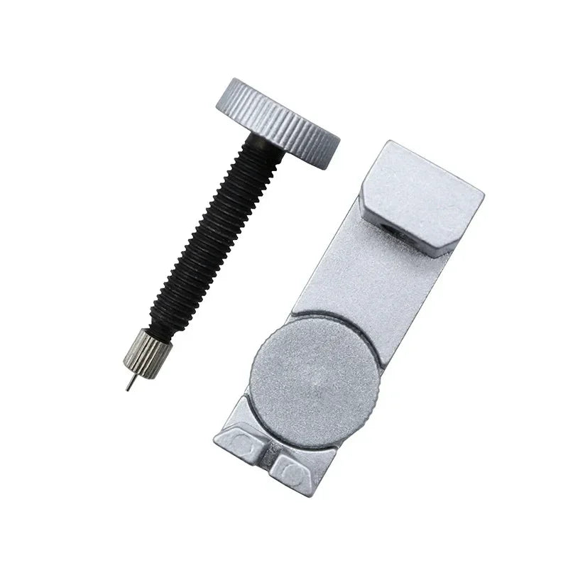 Silver metal watch band strap link pin remover tool with minimalist style