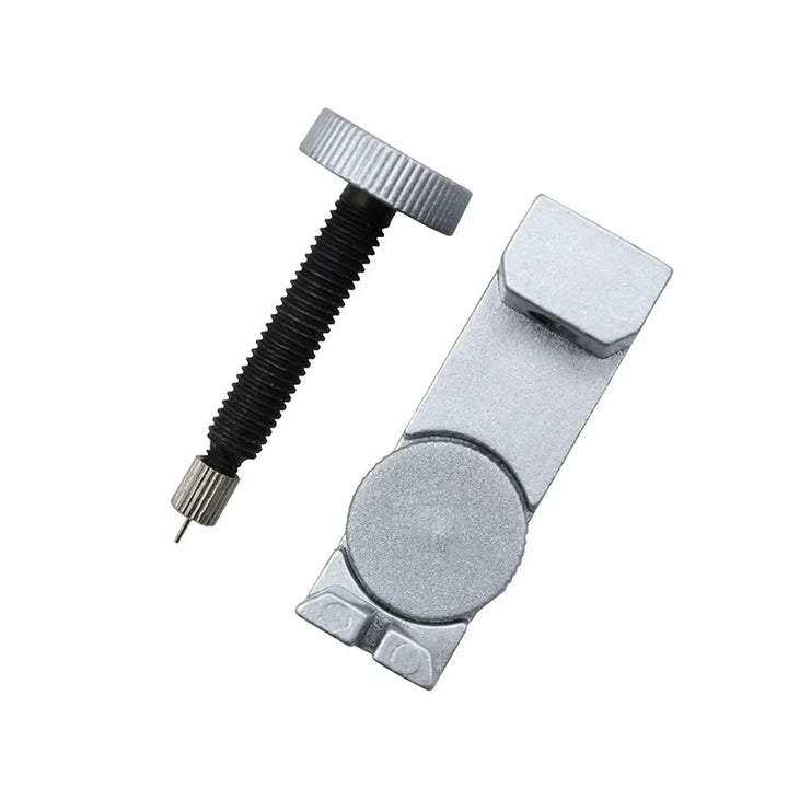 Silver metal watch band strap link pin remover tool with minimalist style