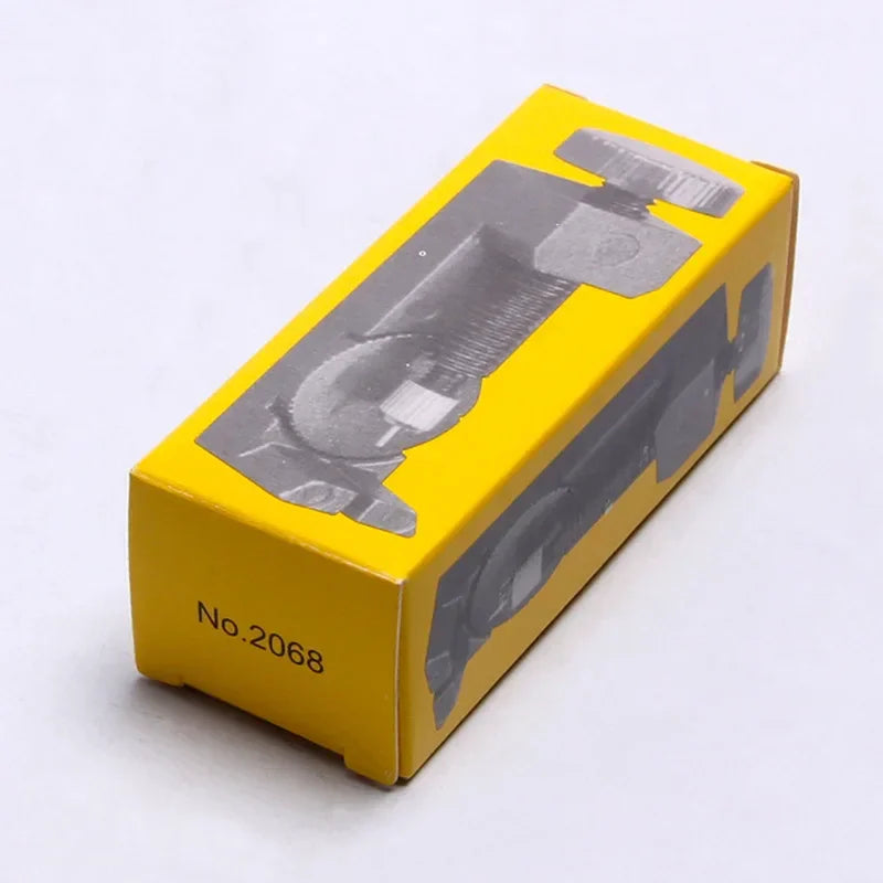 Band strap link pin remover tool in yellow packaging, metal material, minimal style