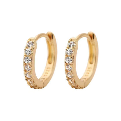 Lumière Mini Crystal Hoop Earrings