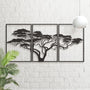 Modern Tree Landscape Metal Wall Art Set
