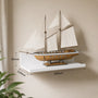 NordShelf™ Floating Metal Wall Shelf | No-Drill Storage Shelf