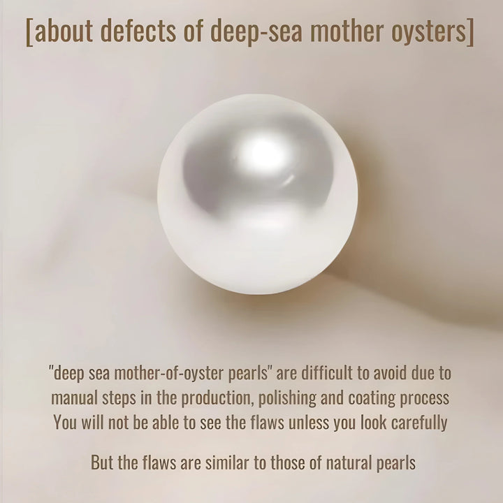 White mother-of-pearl pearl, natural luster, minimal jewelry design, deep-sea oyster origin