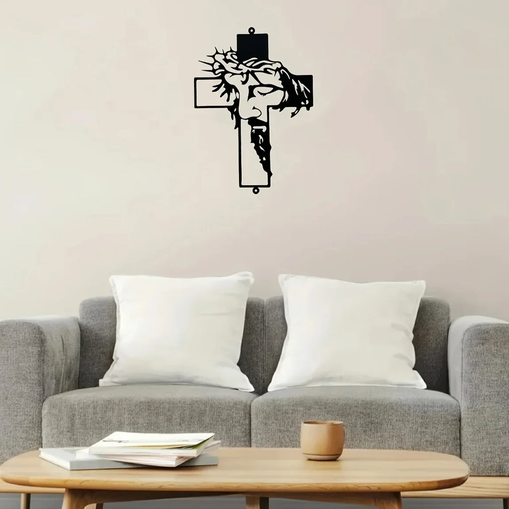 Rustic Jesus Cross Wall Art