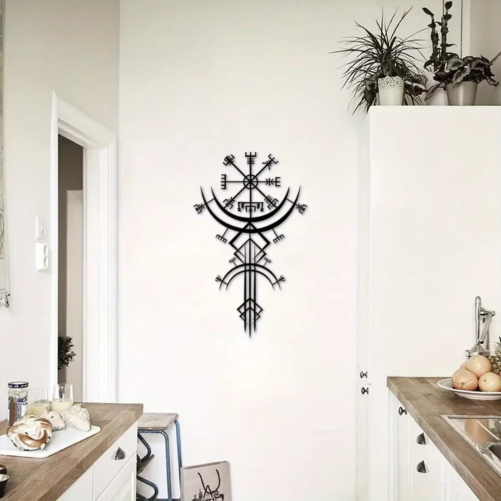Nordic Symbol Metal Wall Art Collection