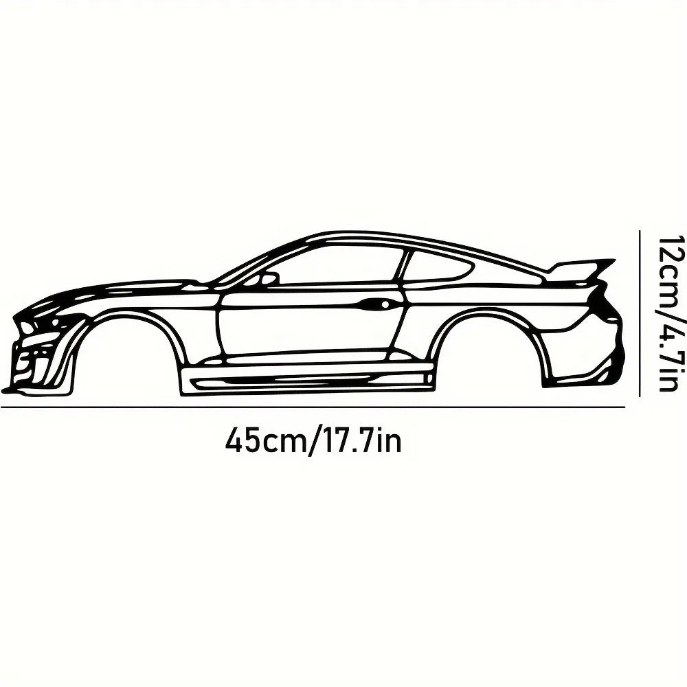 Performance Sports Car Metal Wall Art Collection