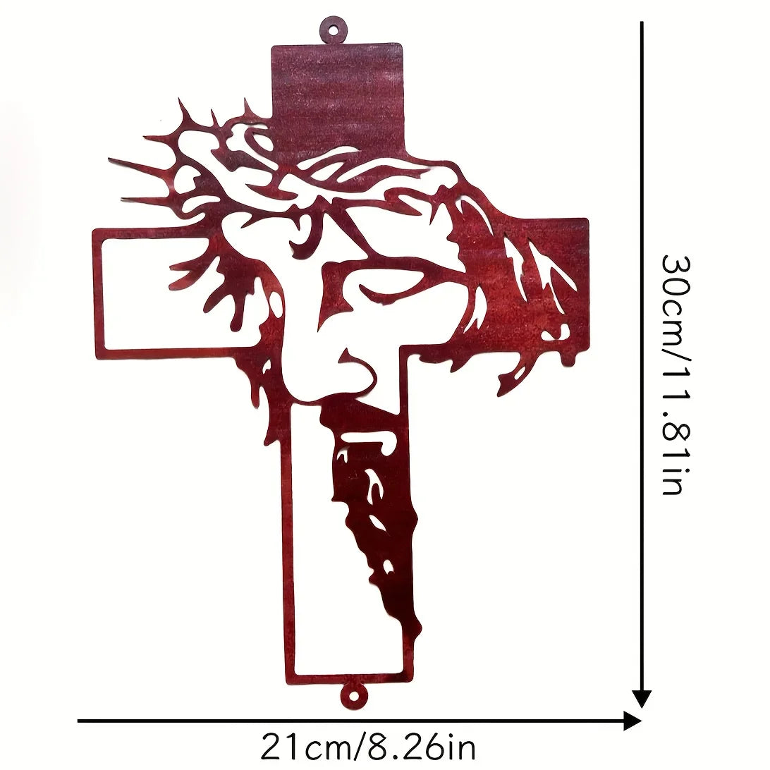 Rustic Jesus Cross Wall Art