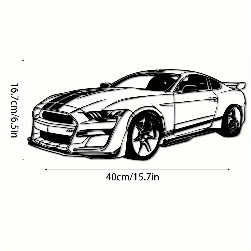 Performance Sports Car Metal Wall Art Collection