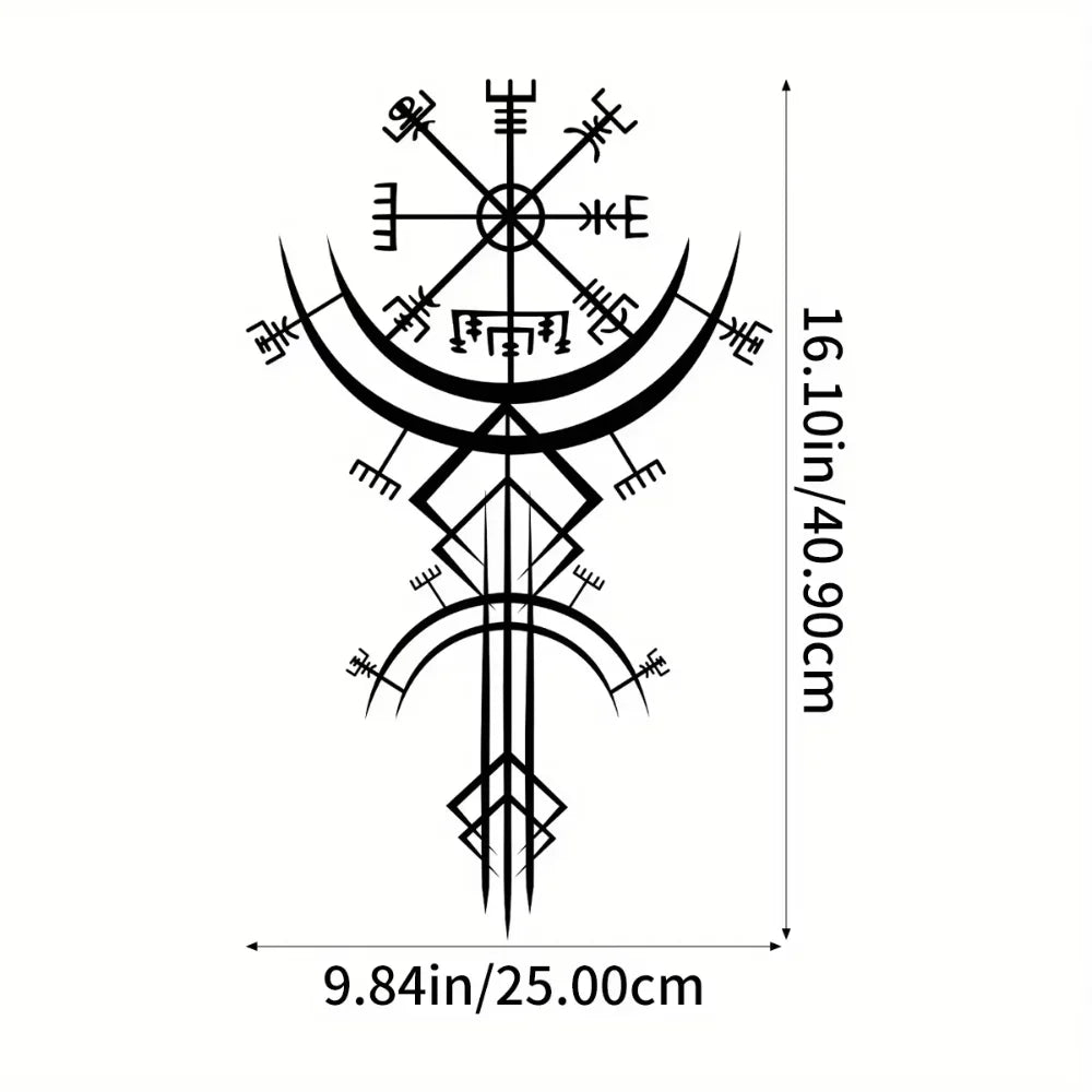 Nordic Symbol Metal Wall Art Collection