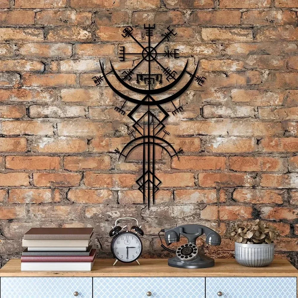Nordic Symbol Metal Wall Art Collection