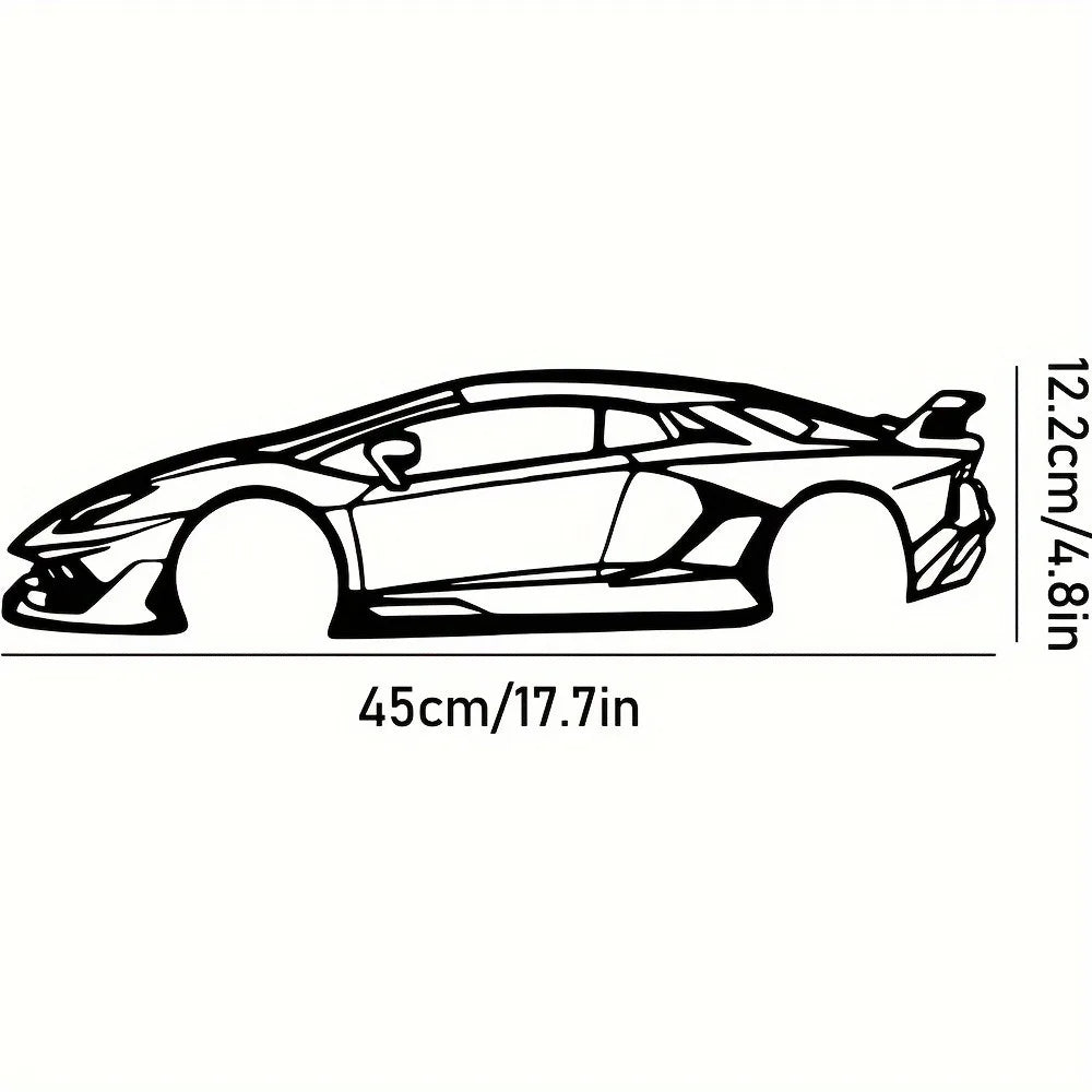 Performance Sports Car Metal Wall Art Collection