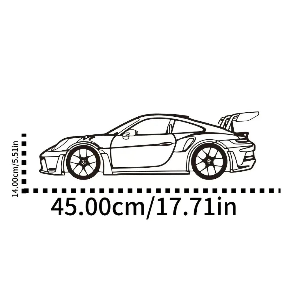 Performance Sports Car Metal Wall Art Collection