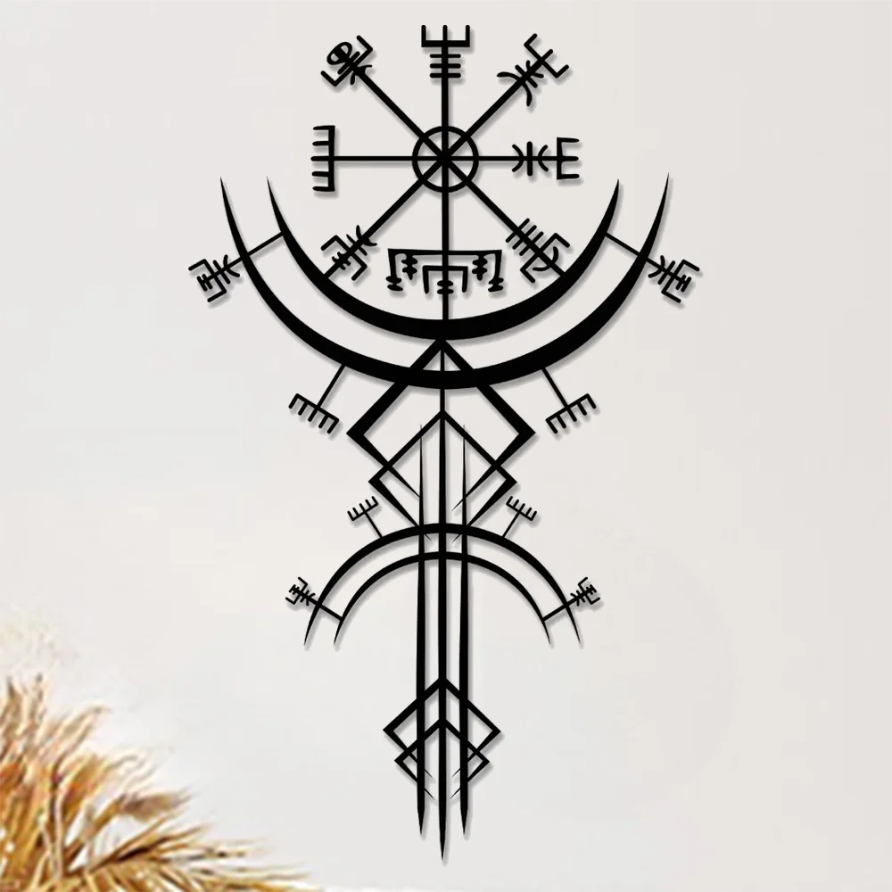 Nordic Symbol Metal Wall Art Collection