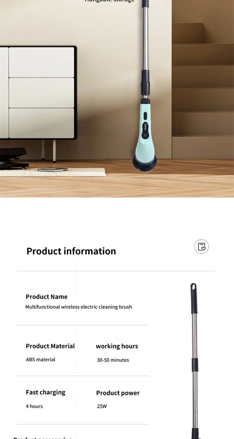 SpinForce™ 9-in-1 Electric Cleaning Brush
