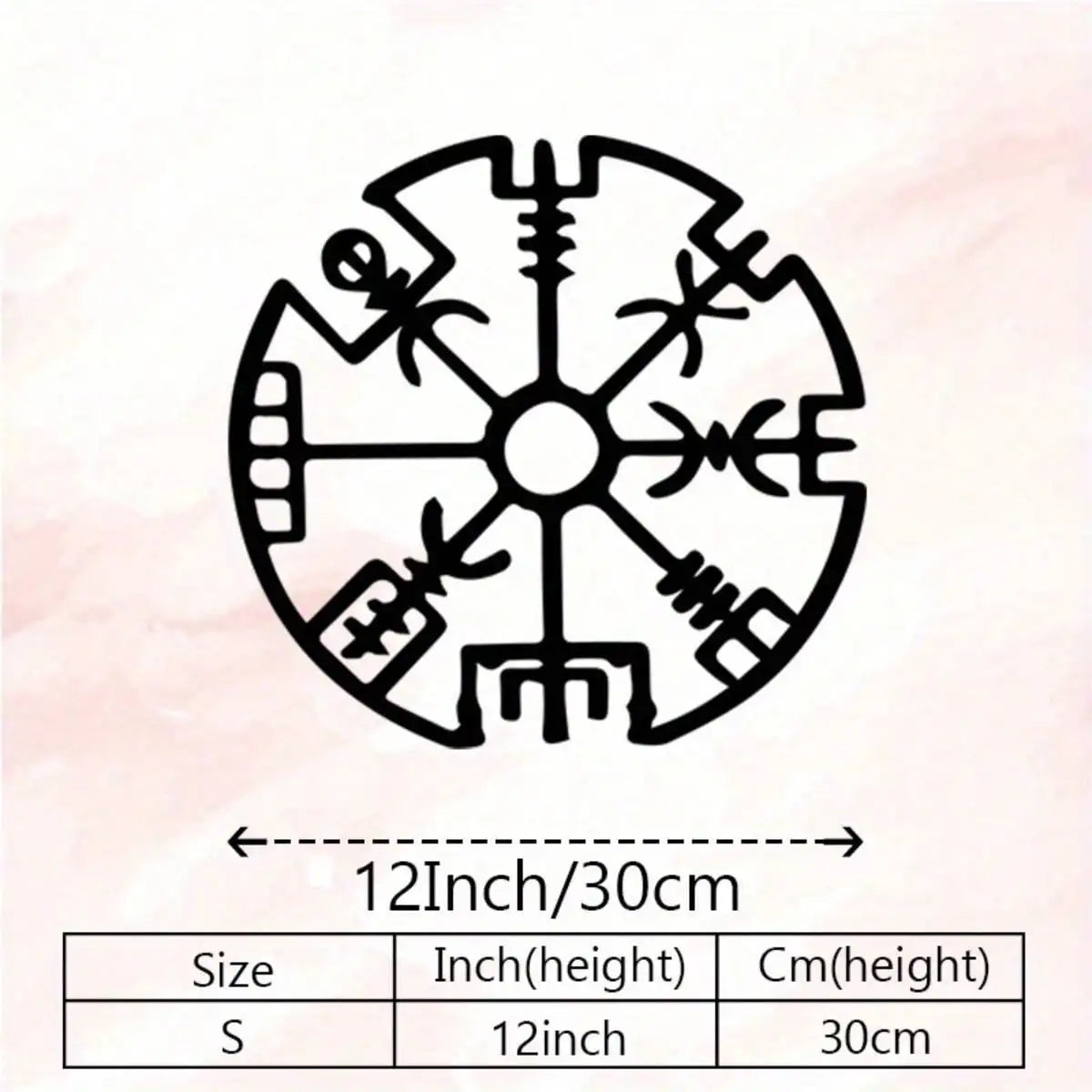 Nordic Symbol Metal Wall Art Collection