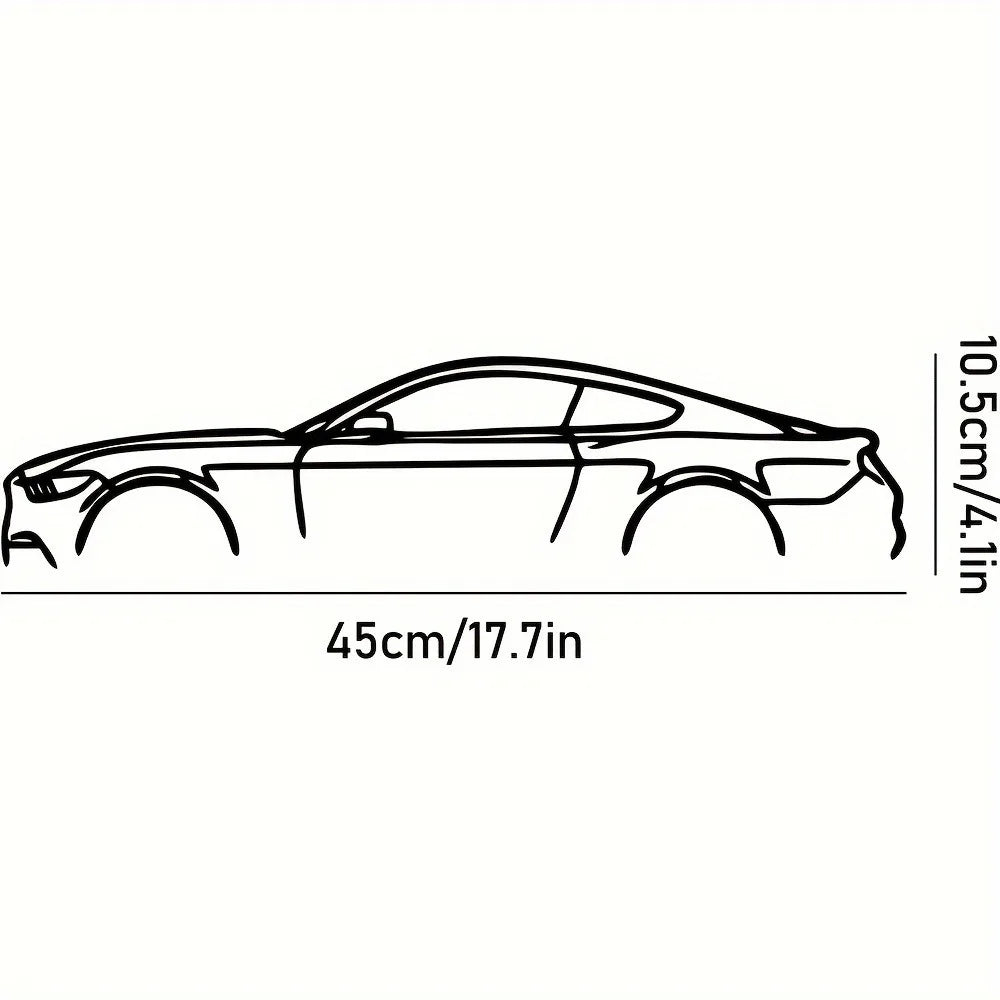 Performance Sports Car Metal Wall Art Collection