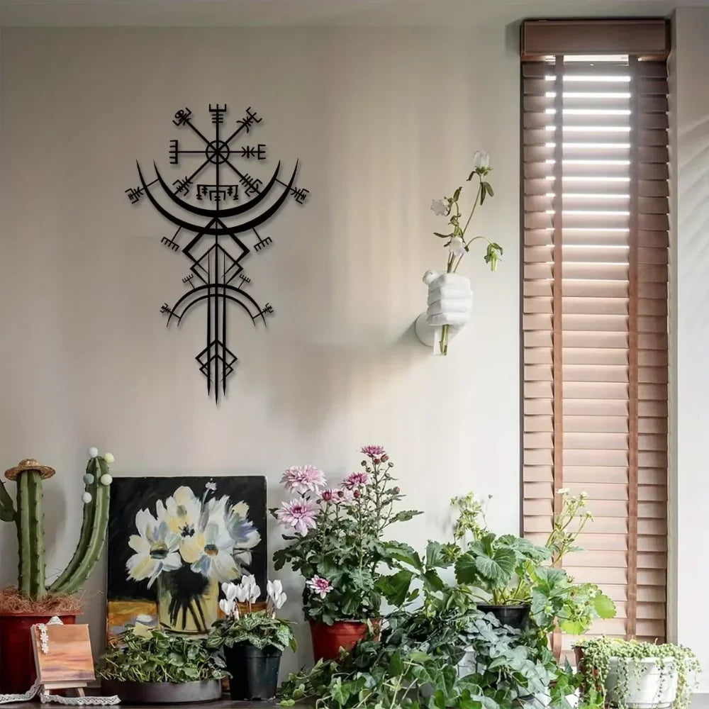 Nordic Symbol Metal Wall Art Collection