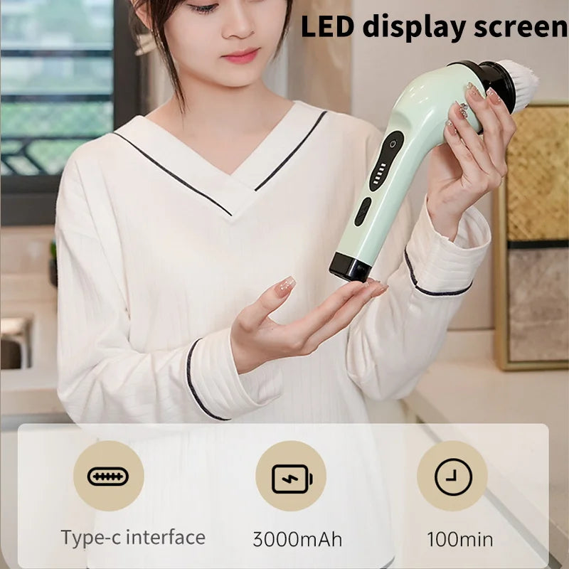 SpinForce™ 9-in-1 Electric Cleaning Brush