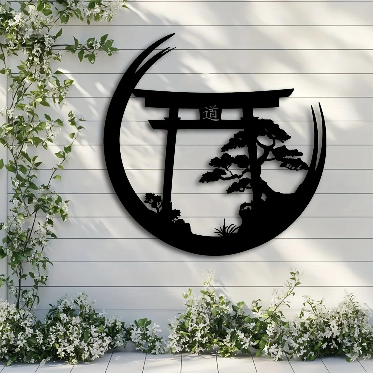 Zen Torii Gate Metal Wall Art